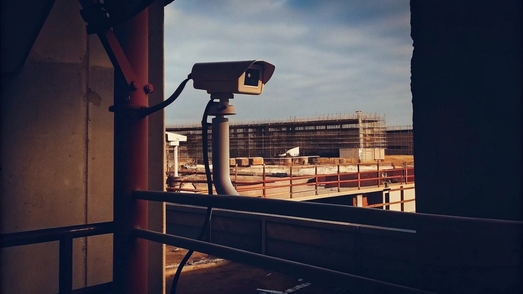 CCTV Monitoring at Construction Site