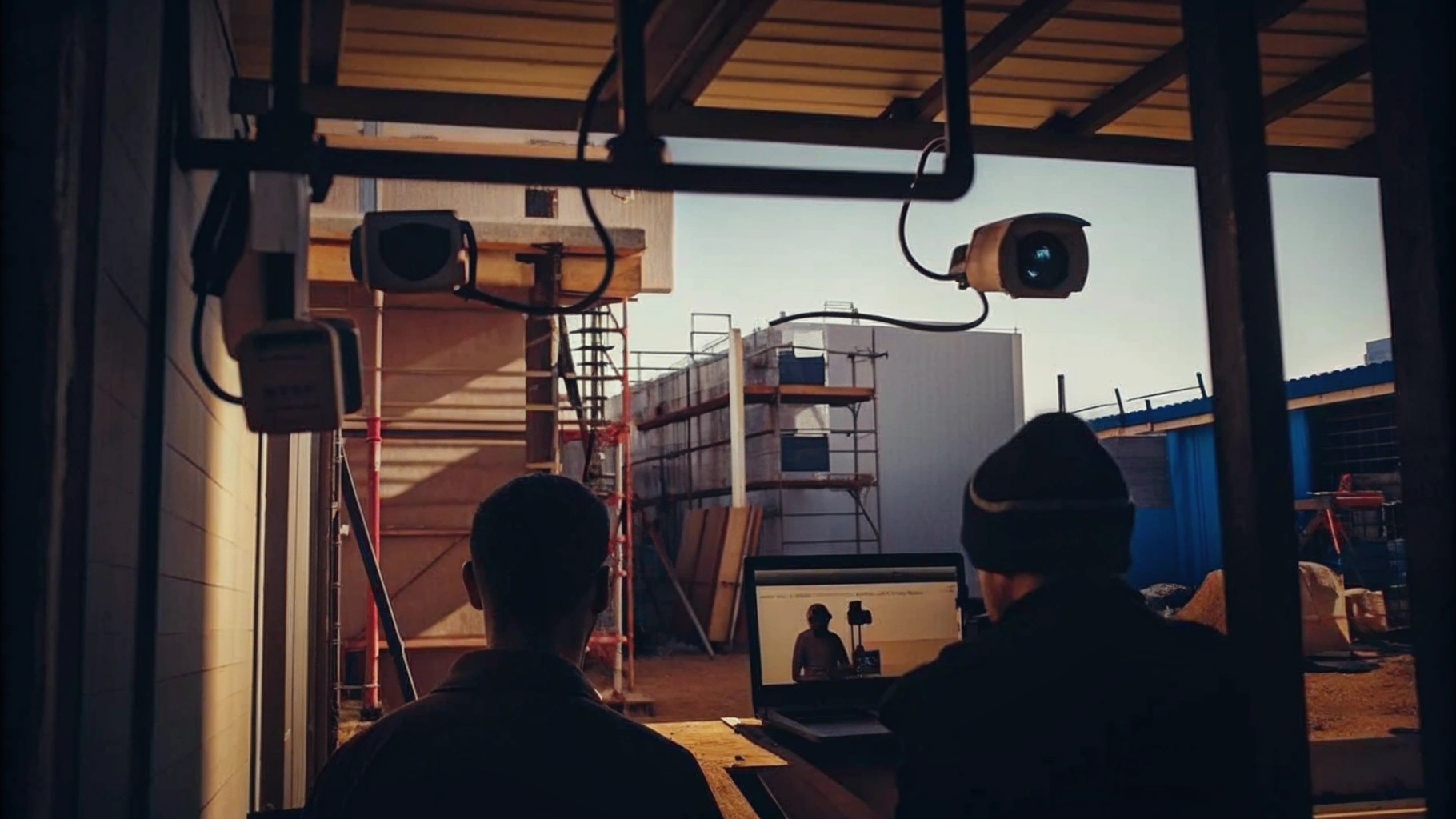 Monitoring Security Systems on a Construction Site