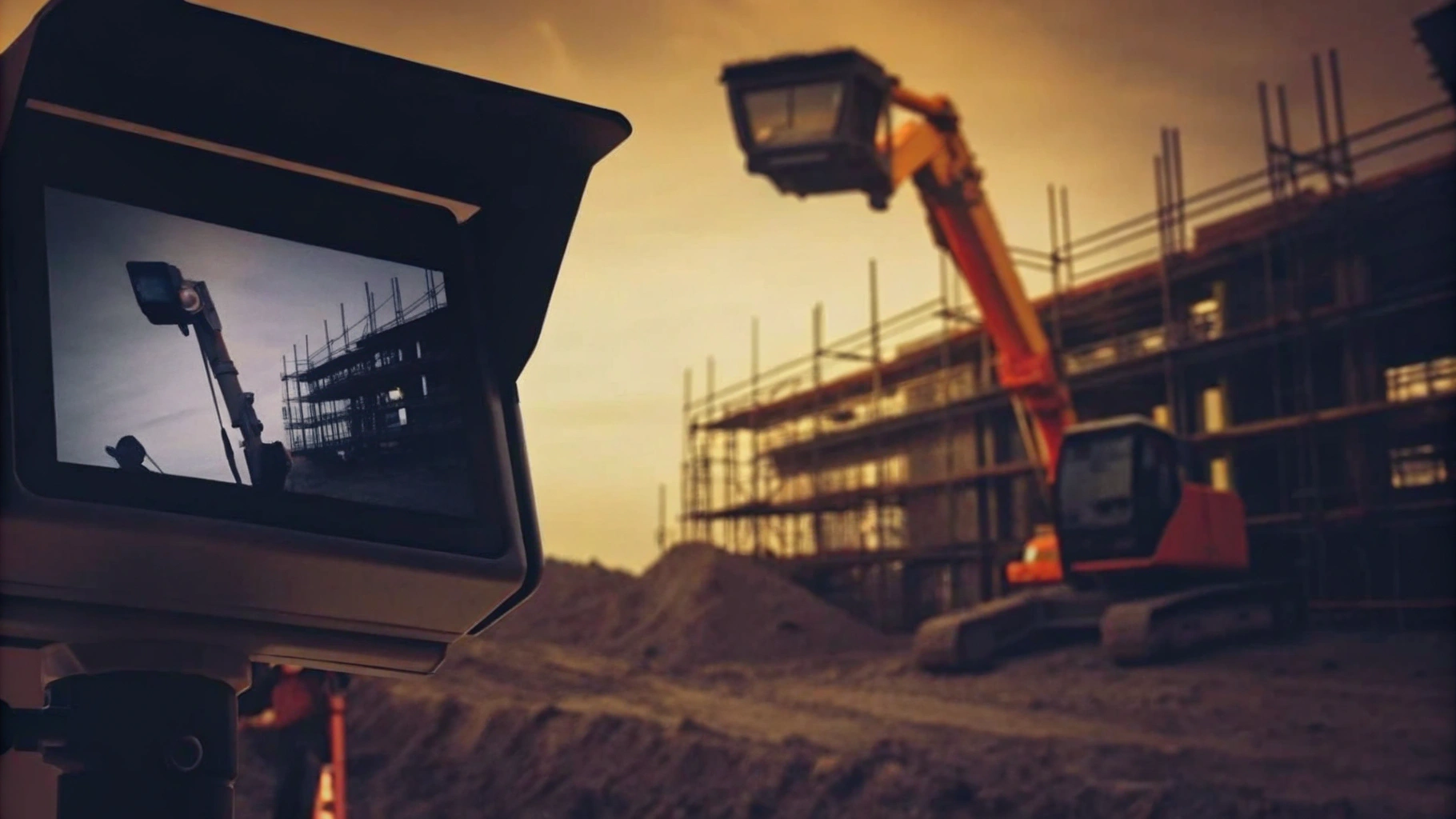 CCTV Monitoring on a Construction Site