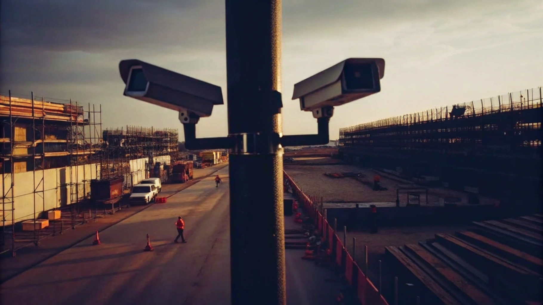 Security Measures at a Construction Site