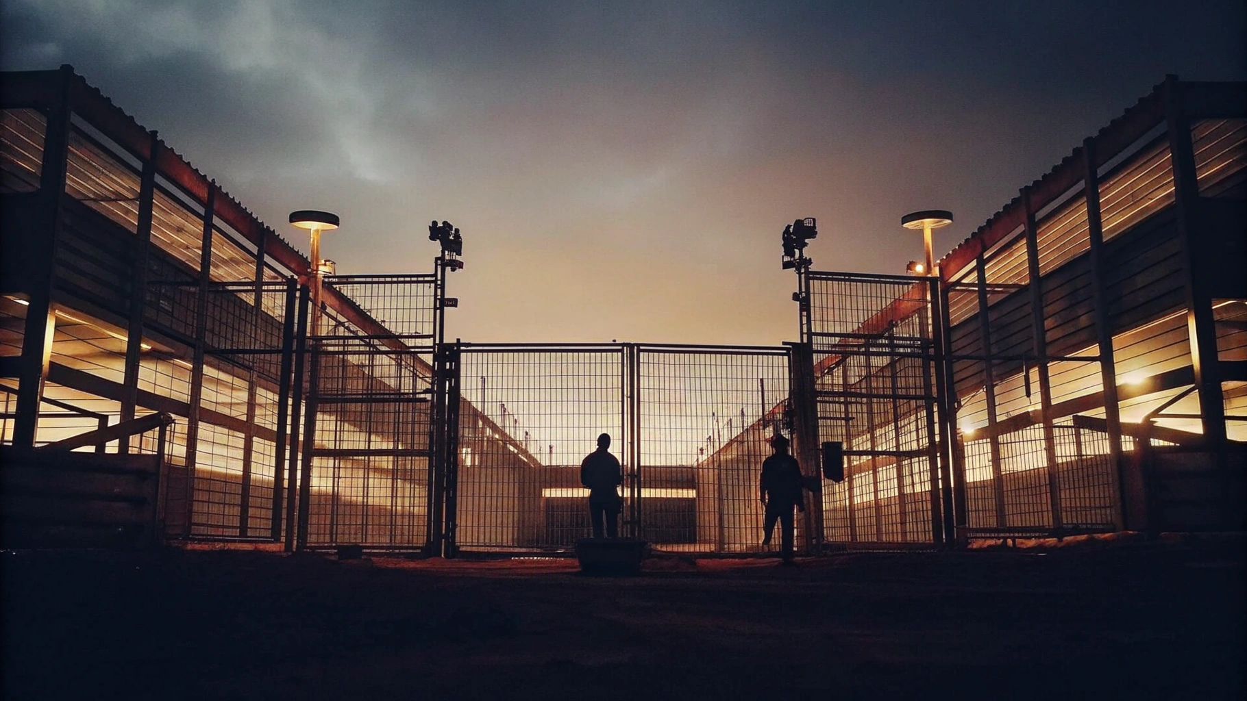 Comprehensive Security Measures on a Construction Site