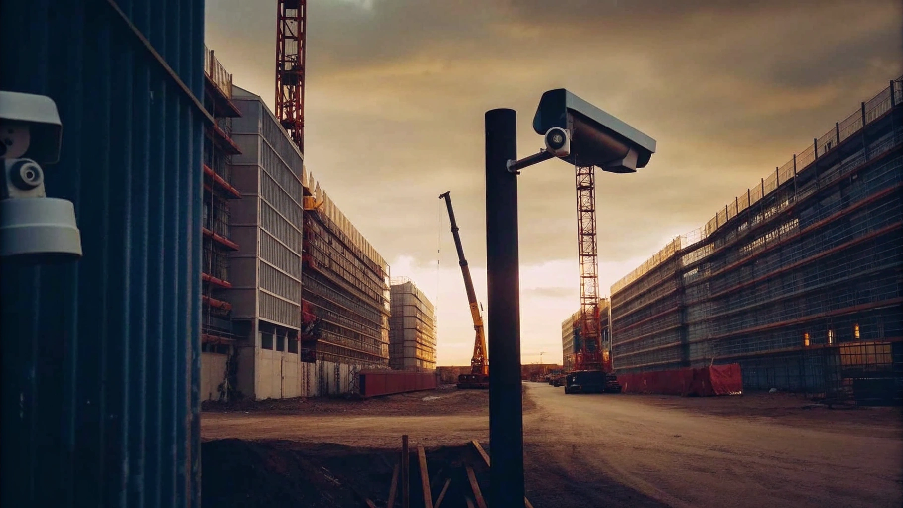 Security Measures at a Construction Site