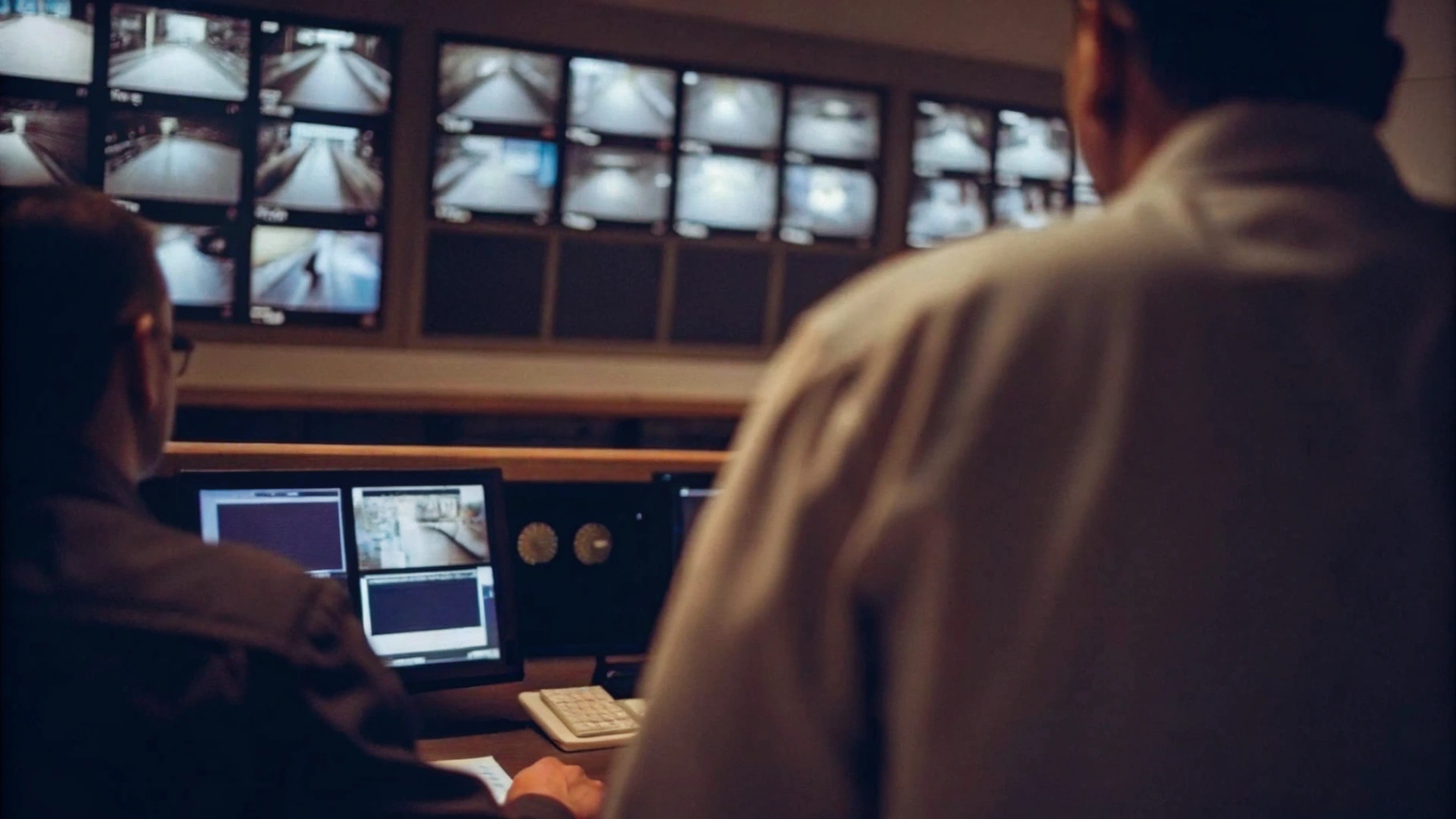CCTV Monitoring in a Professional Control Room