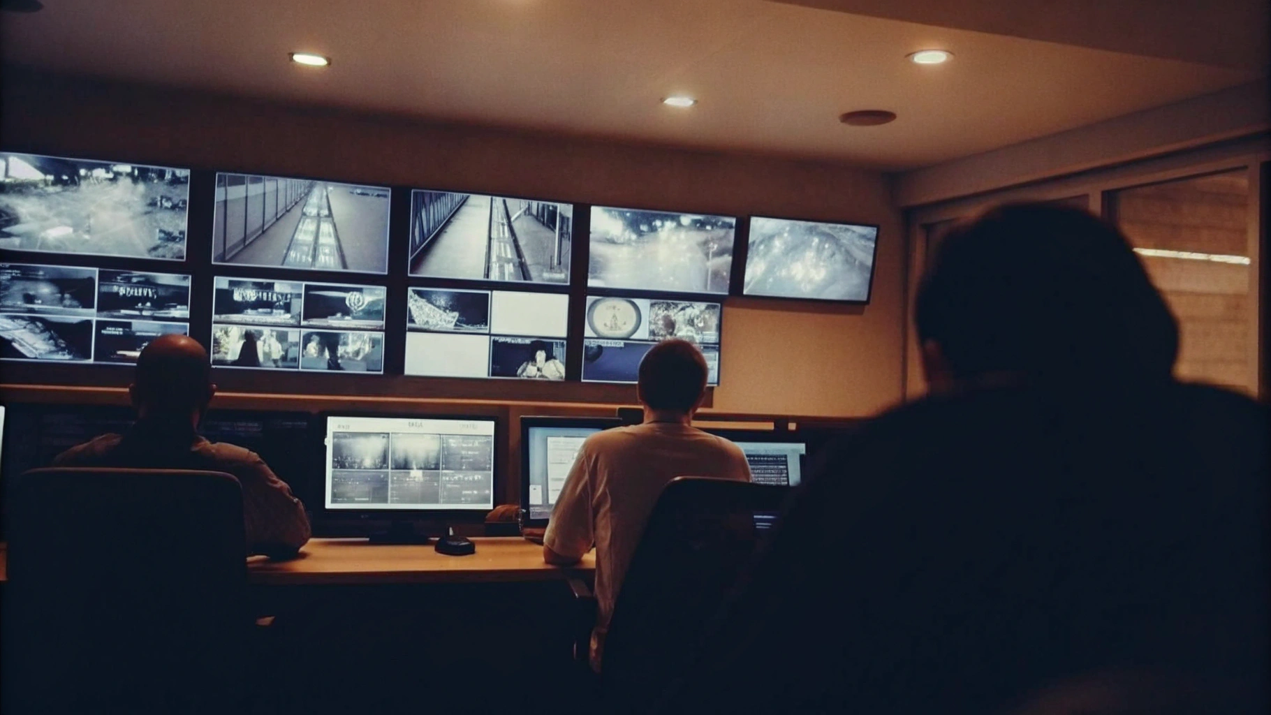 Advanced Security Control Room with AI Integration