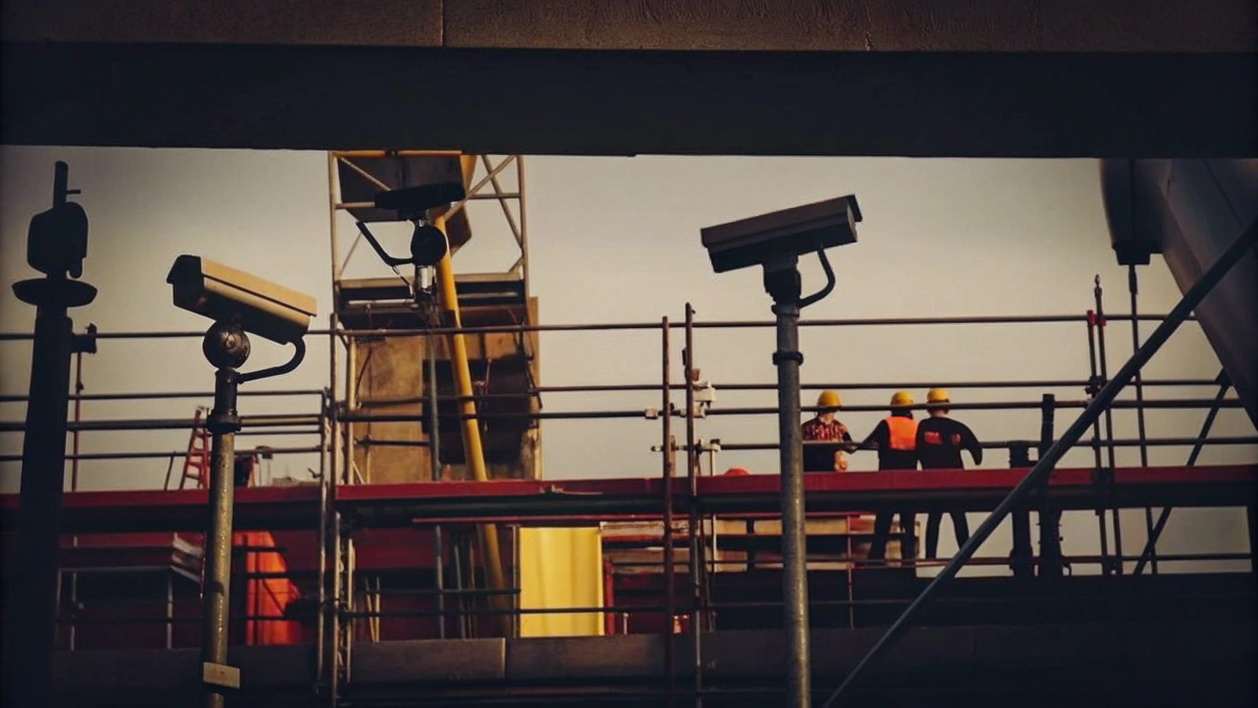 CCTV Security on a Construction Site