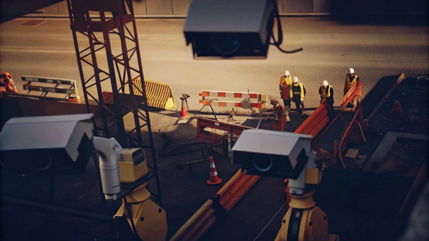 CCTV Surveillance on a Construction Site