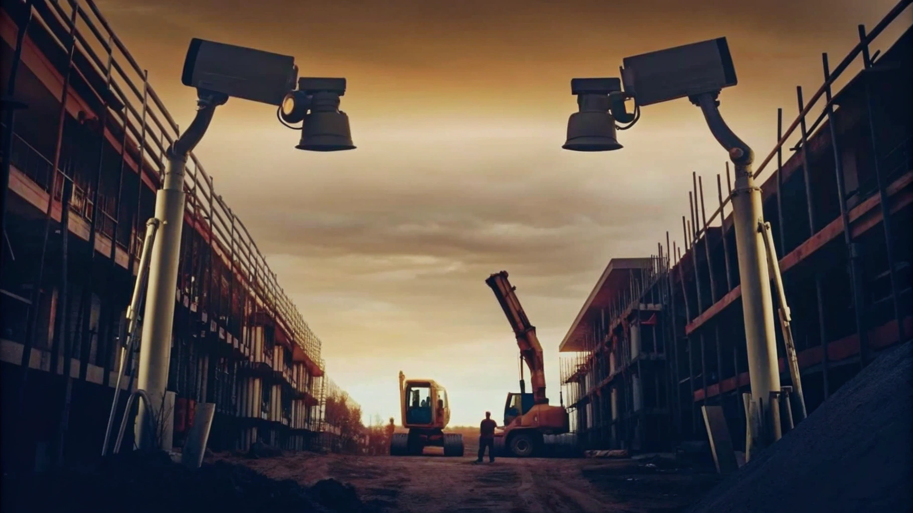 Cost-Effective Surveillance on Construction Site