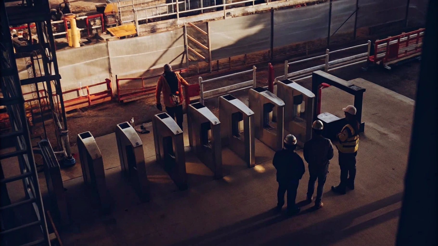 Access Control Systems at a Construction Site