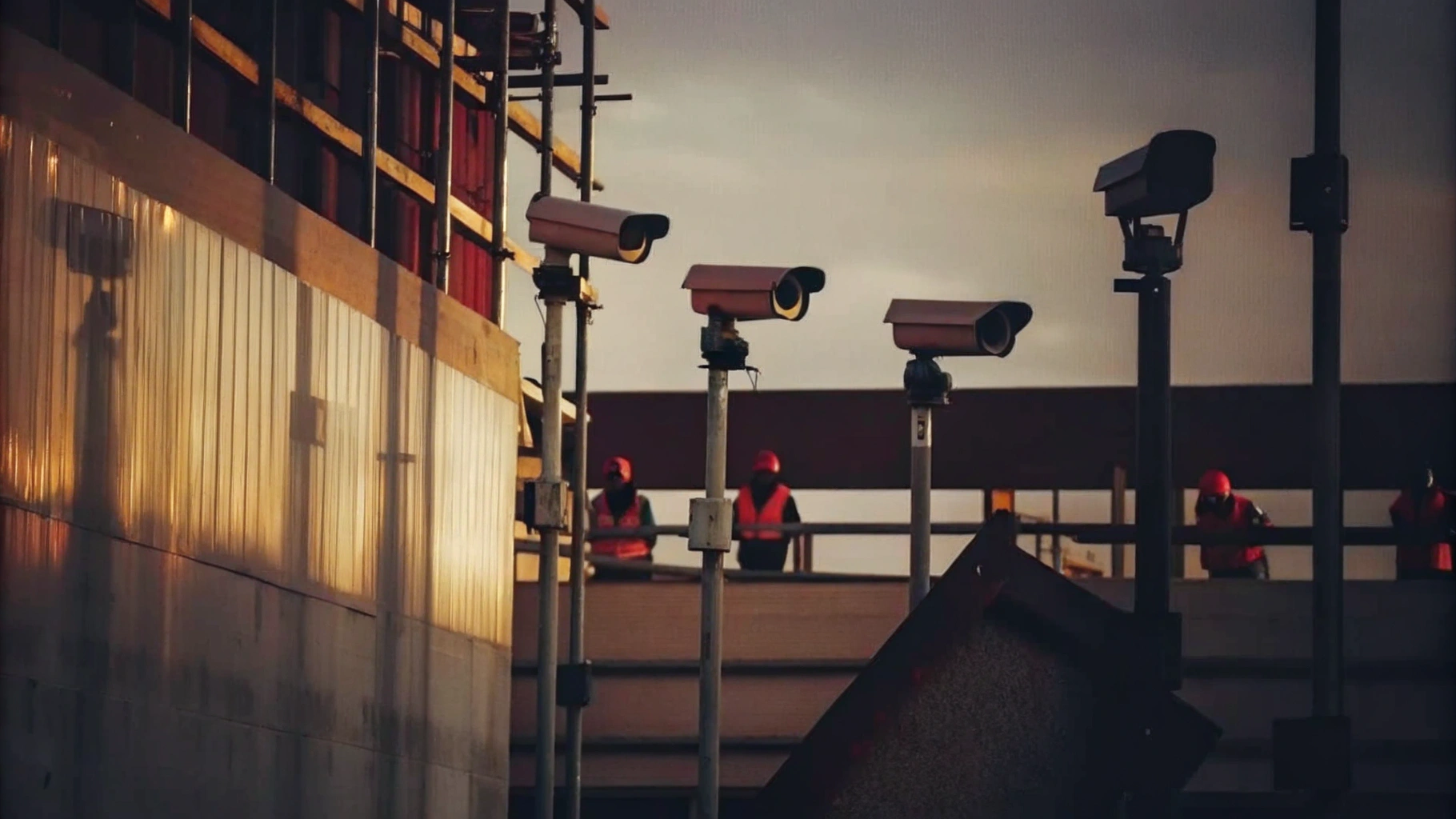 CCTV Installation on Construction Site