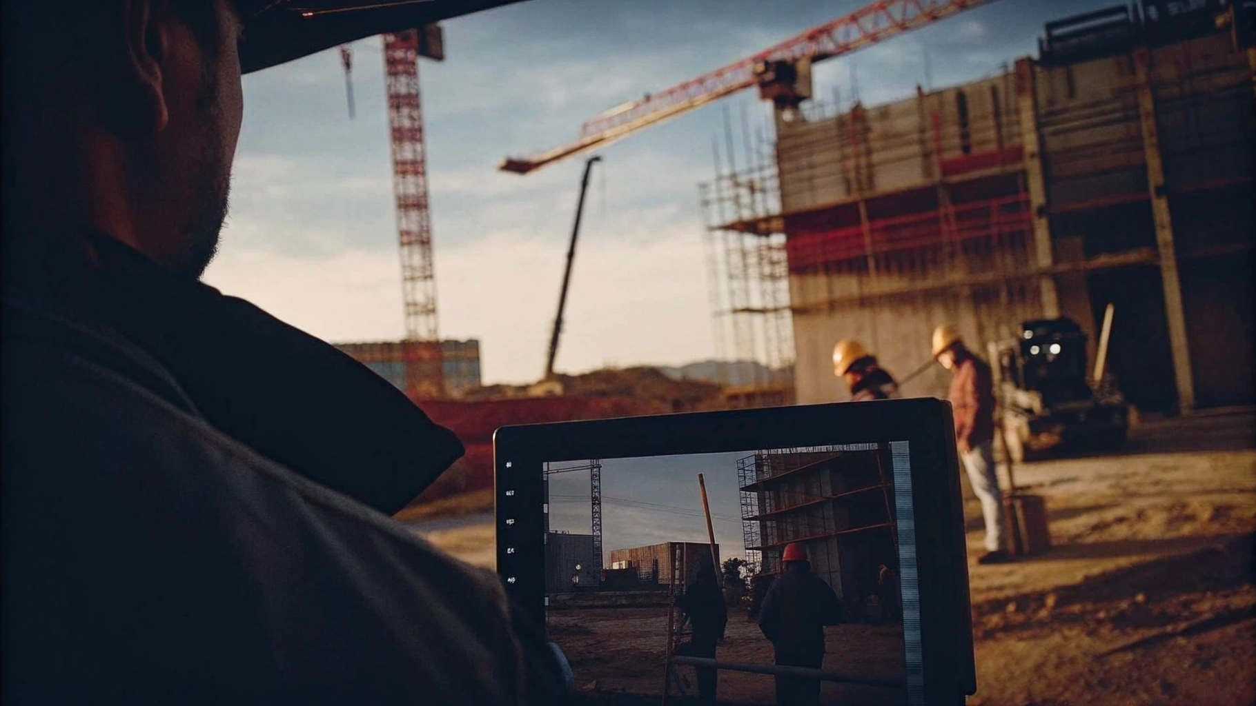 Construction Management with CCTV Surveillance