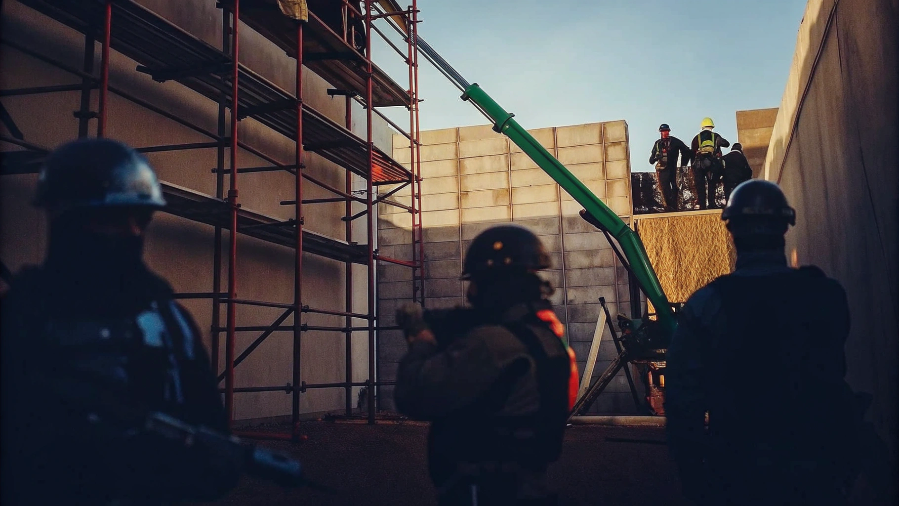 Security Measures on a Construction Site