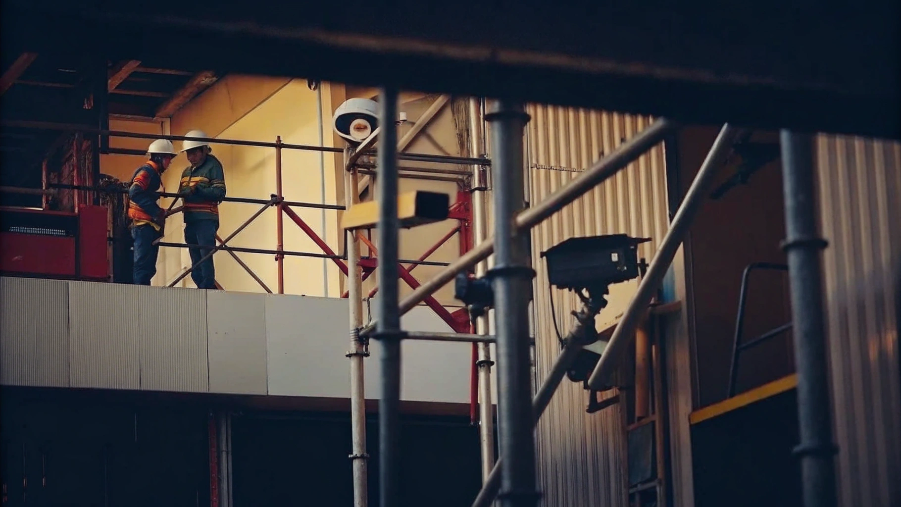 CCTV Installation at a Construction Site