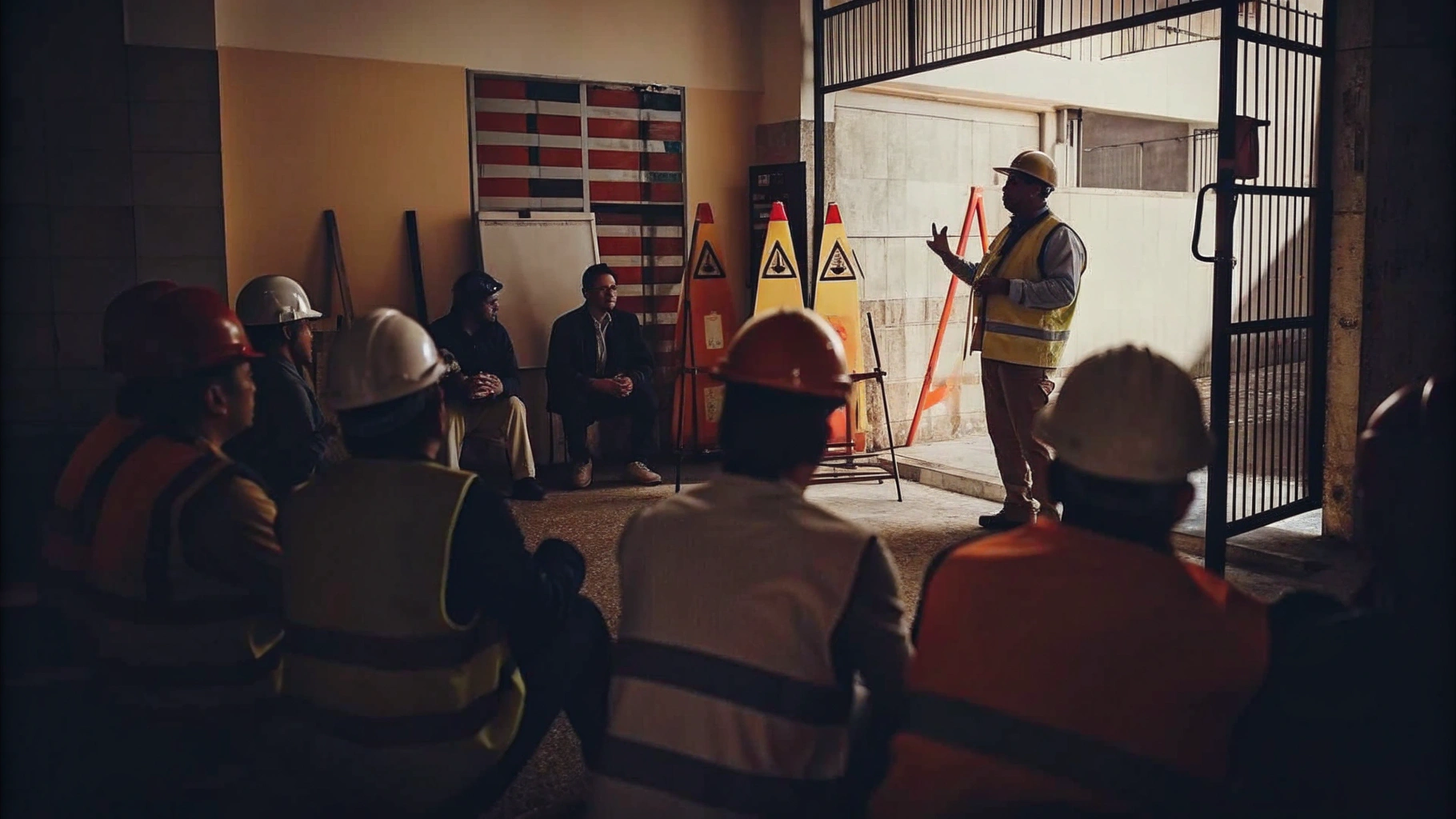 Security Awareness Training at a Construction Site