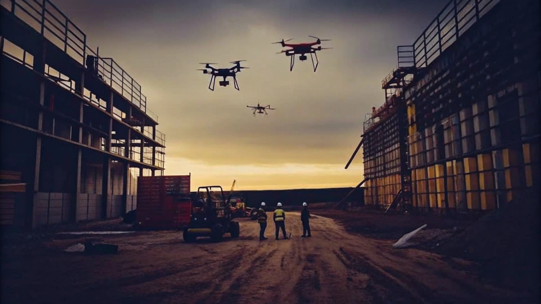 Drone Surveillance in Construction Security