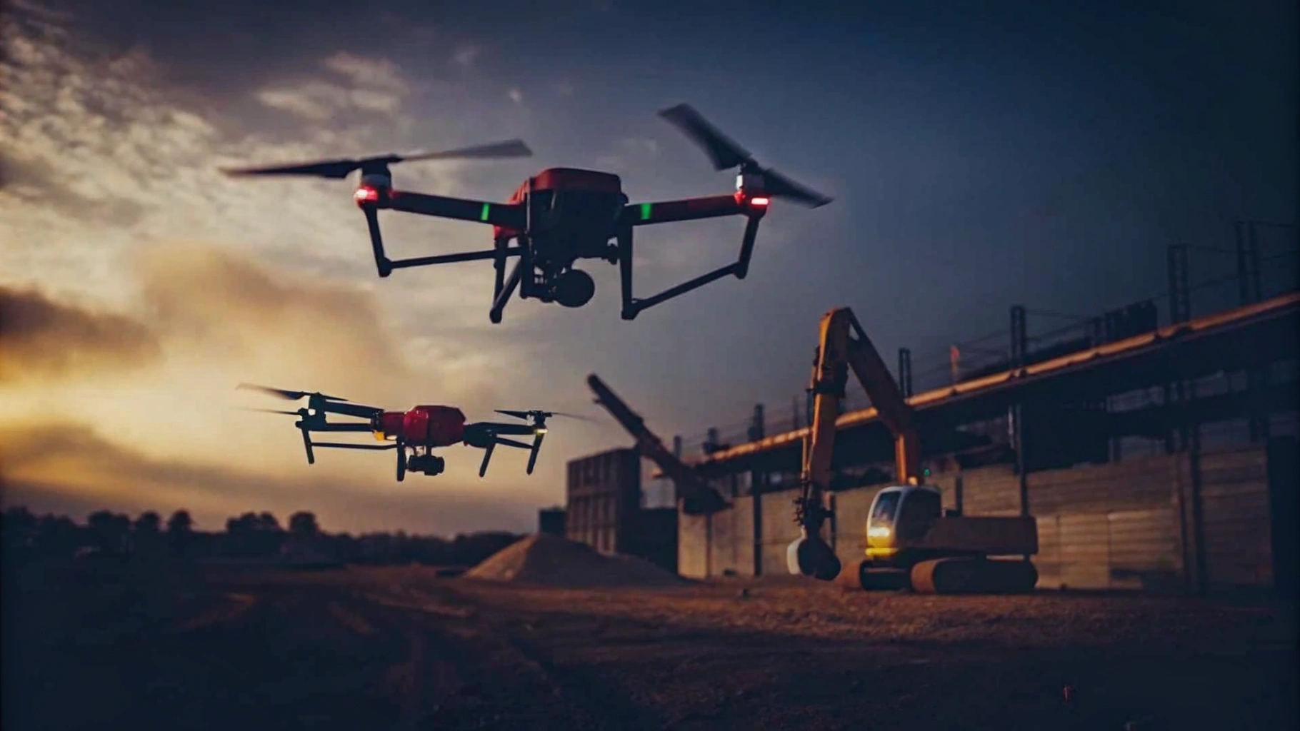 Drone Technology for Construction Site Surveillance