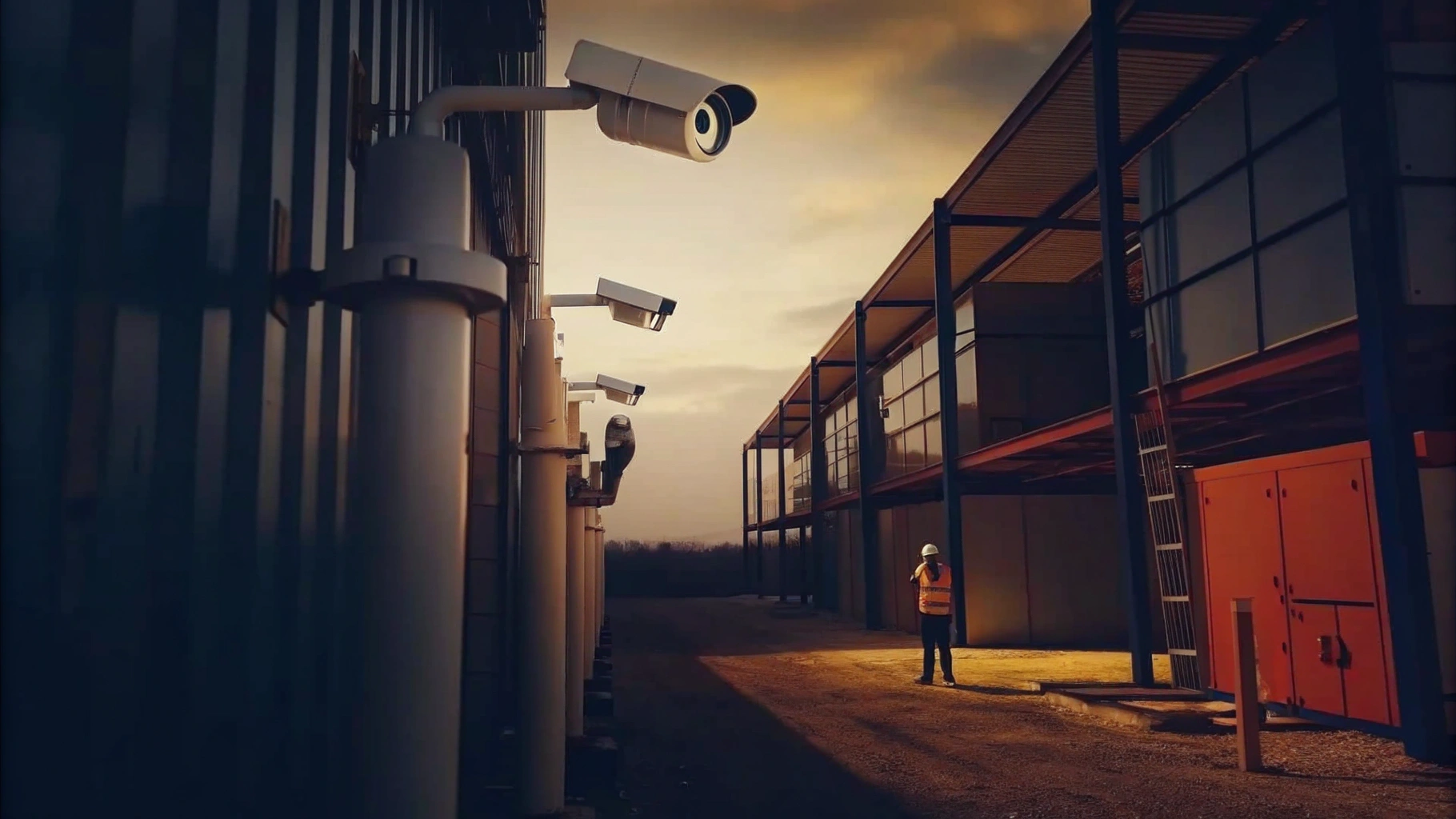 Smart Security Solutions at a Construction Site