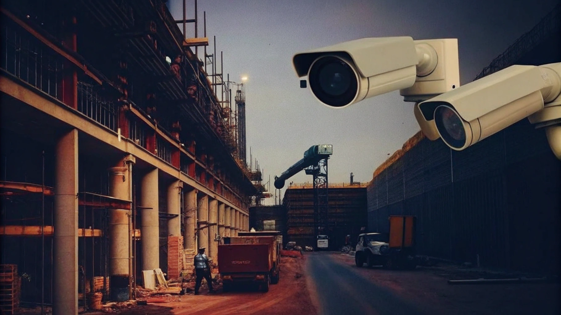 CCTV Surveillance at Construction Site
