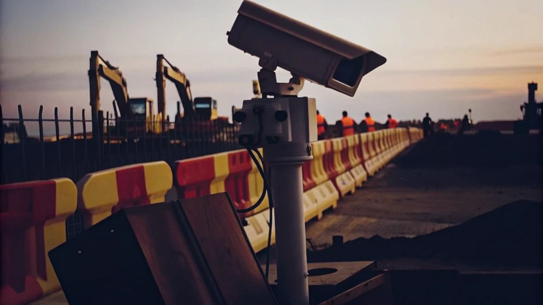 AI CCTV Technology in Action on a Construction Site