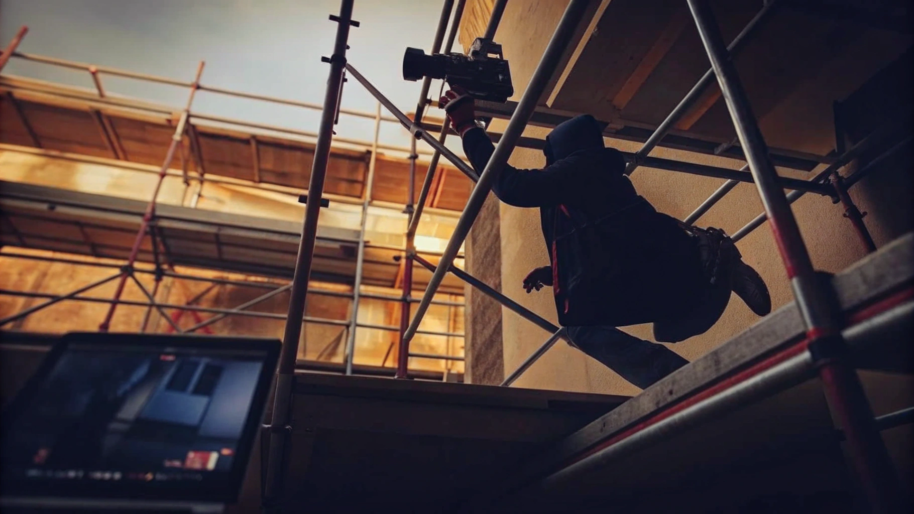 CCTV Maintenance on a Construction Site