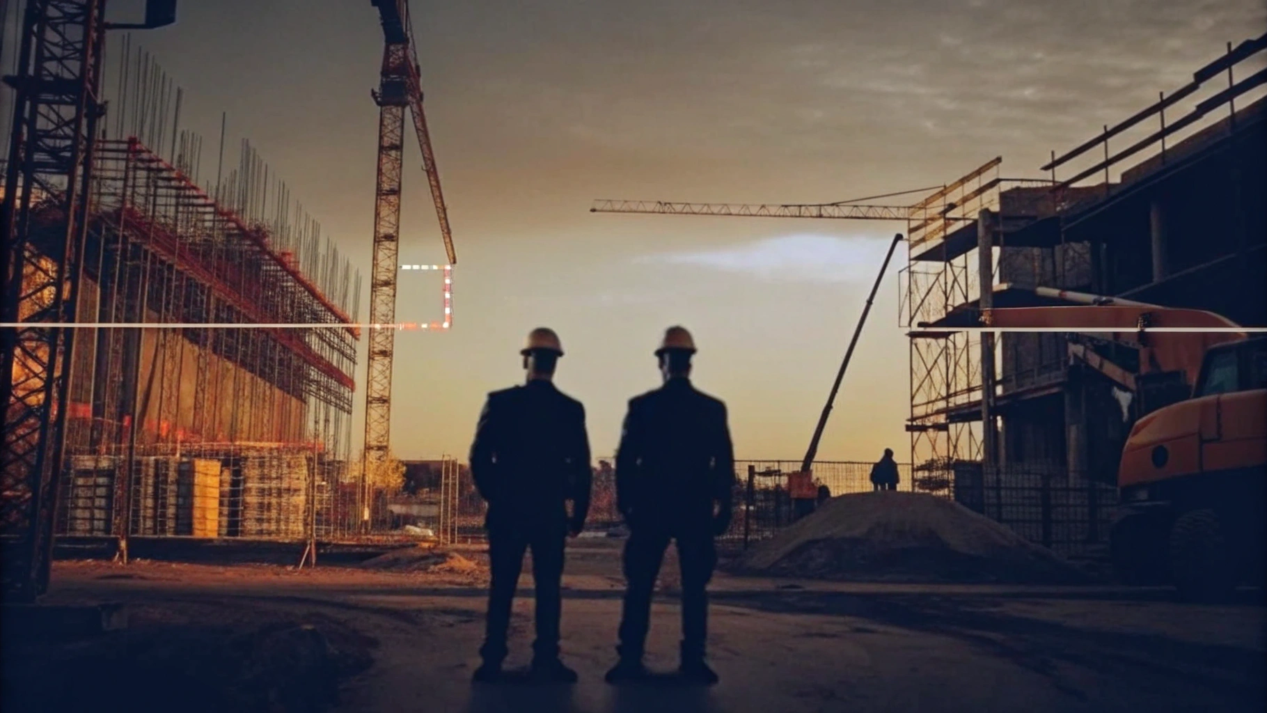 Robust Security Measures at a Construction Site