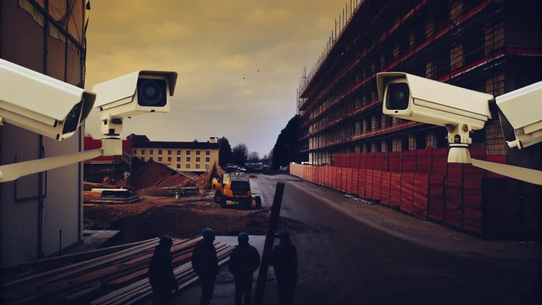Security Measures at a Construction Site