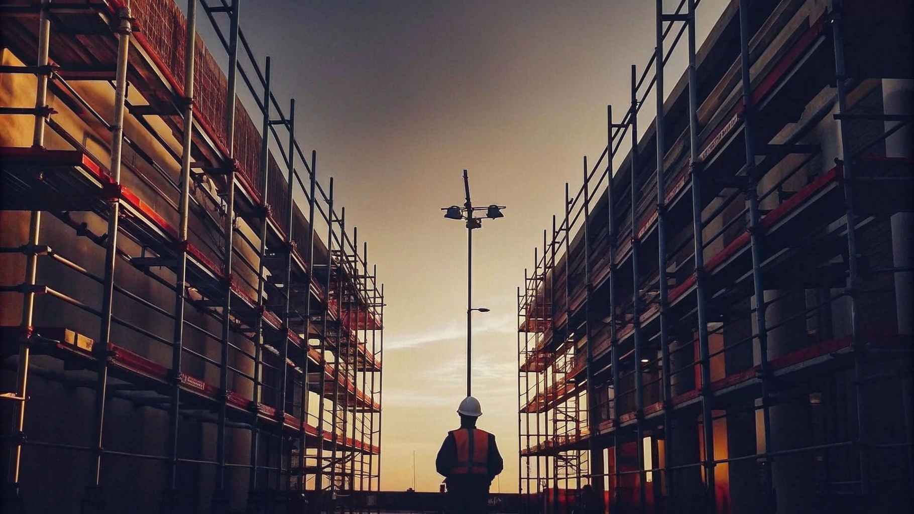 Advanced Security Technologies at a Construction Site