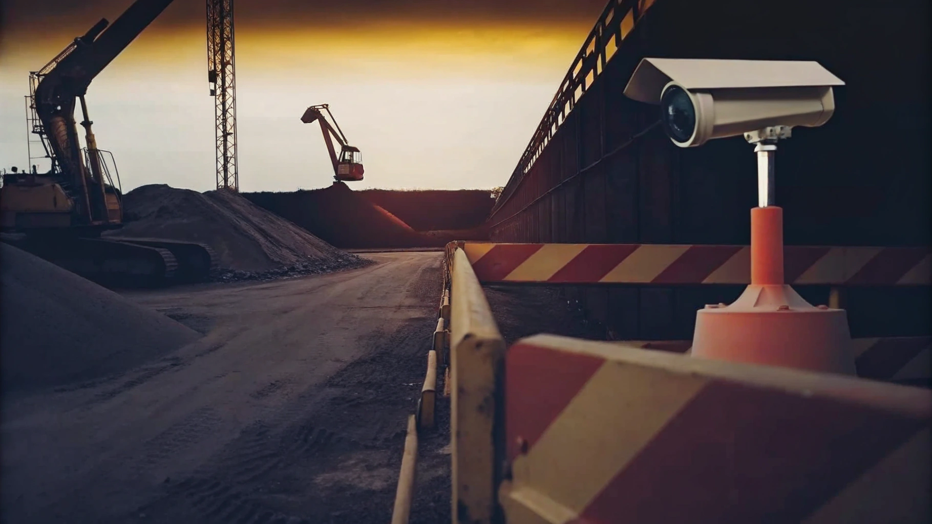 Security Monitoring at a Construction Site