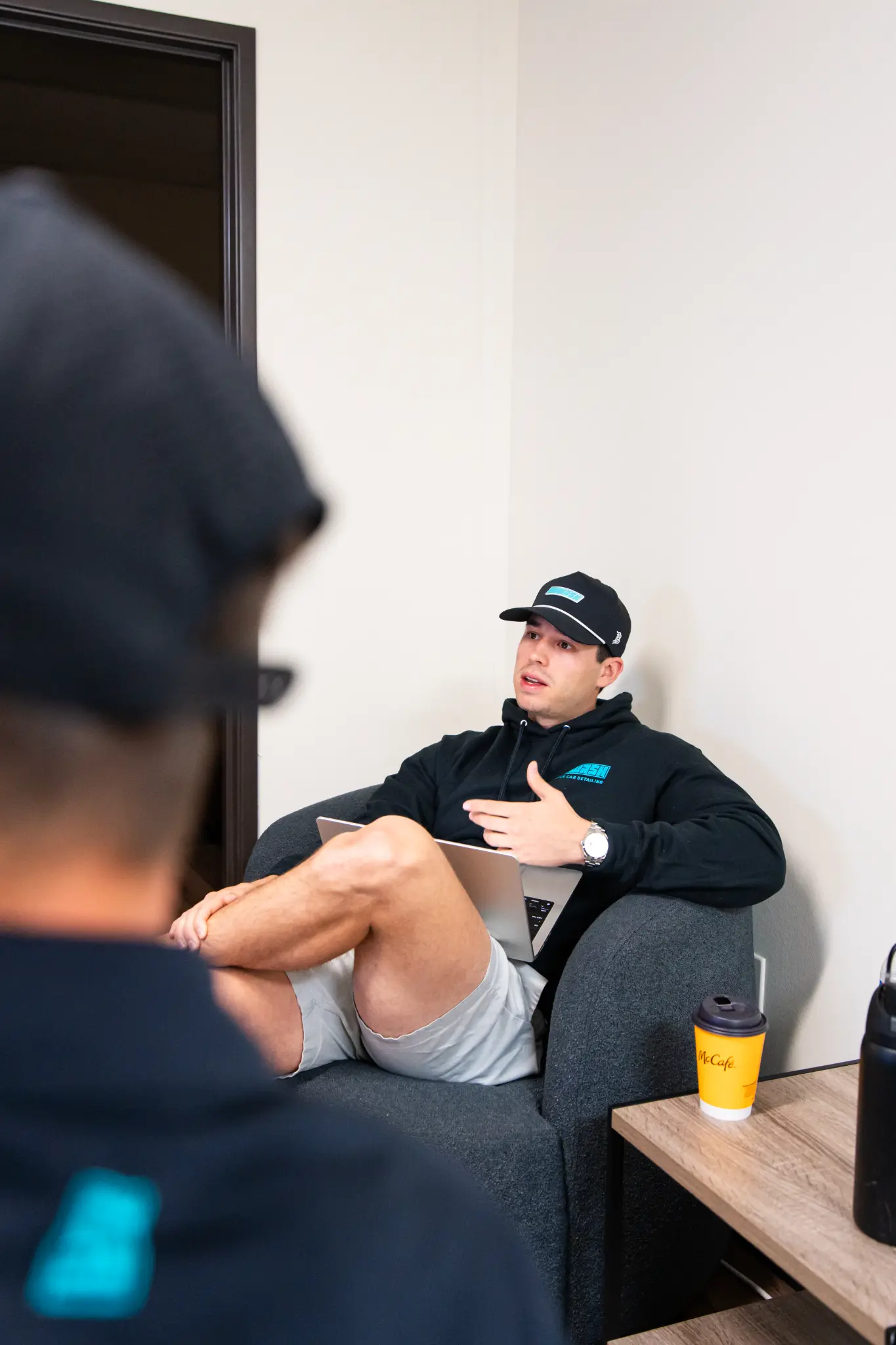 Shwash Team having an internal meeting