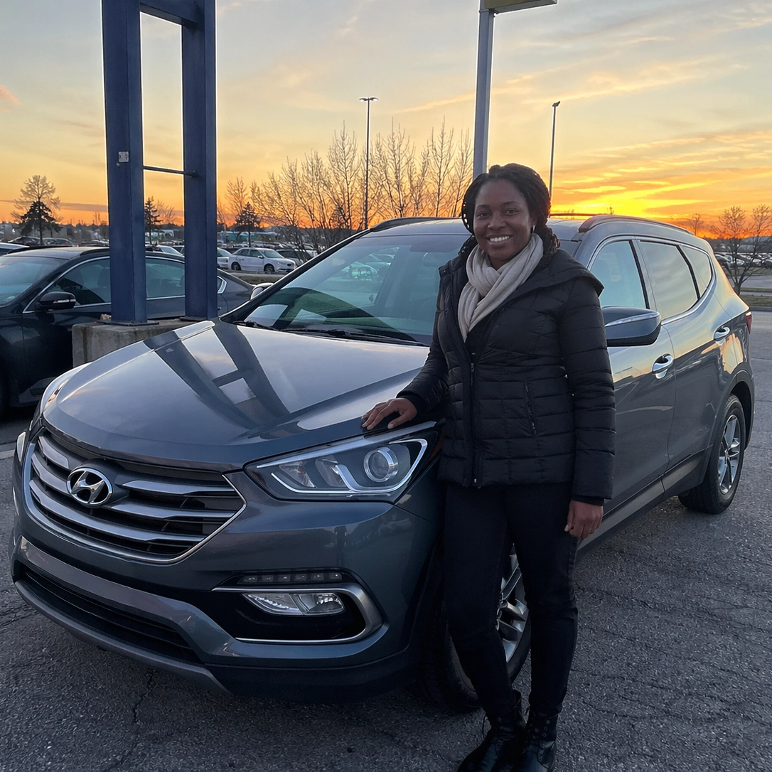 Client Drivven avec sa voiture au Québec