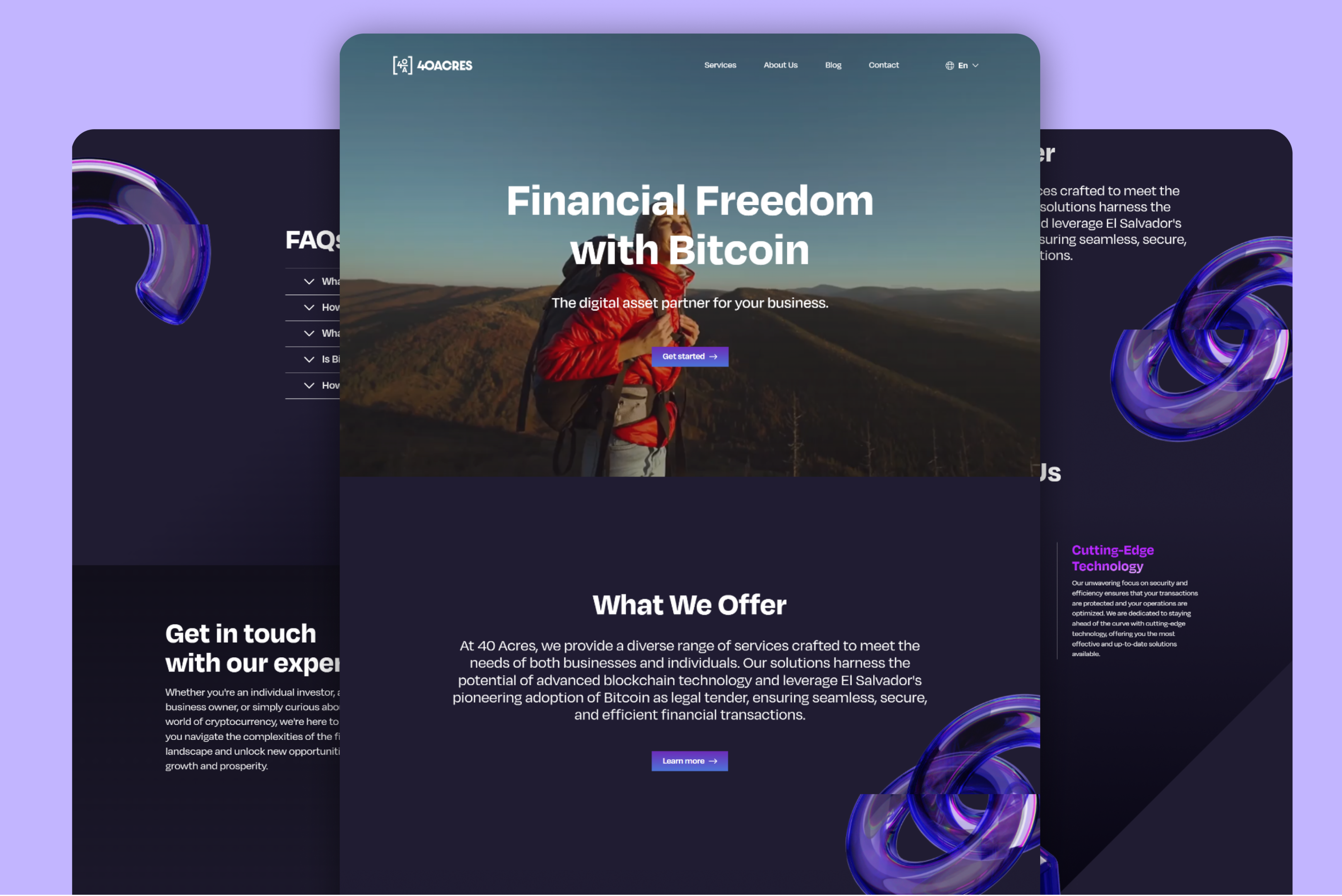 Fintech Website Design thumbnail