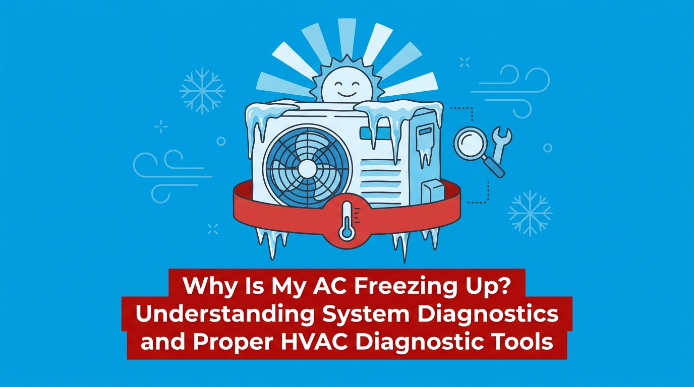 Why Is My AC Freezing Up? Understanding System Diagnostics and Proper HVAC Diagnostic Tools