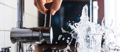 Water picture from the kitchen sink