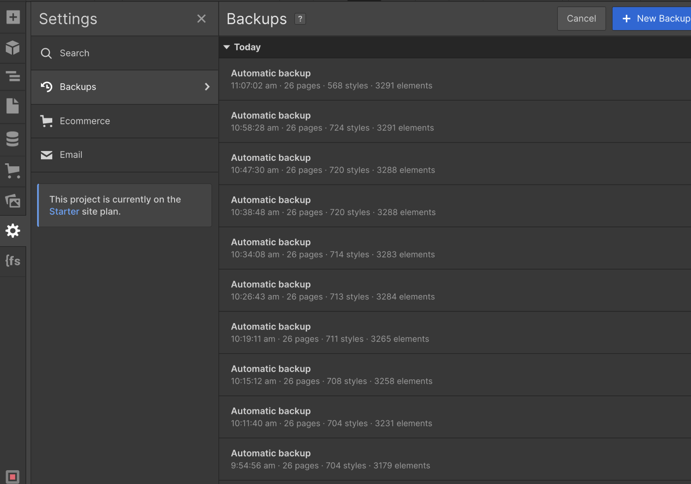 Backsup - DeFi X Webflow Template