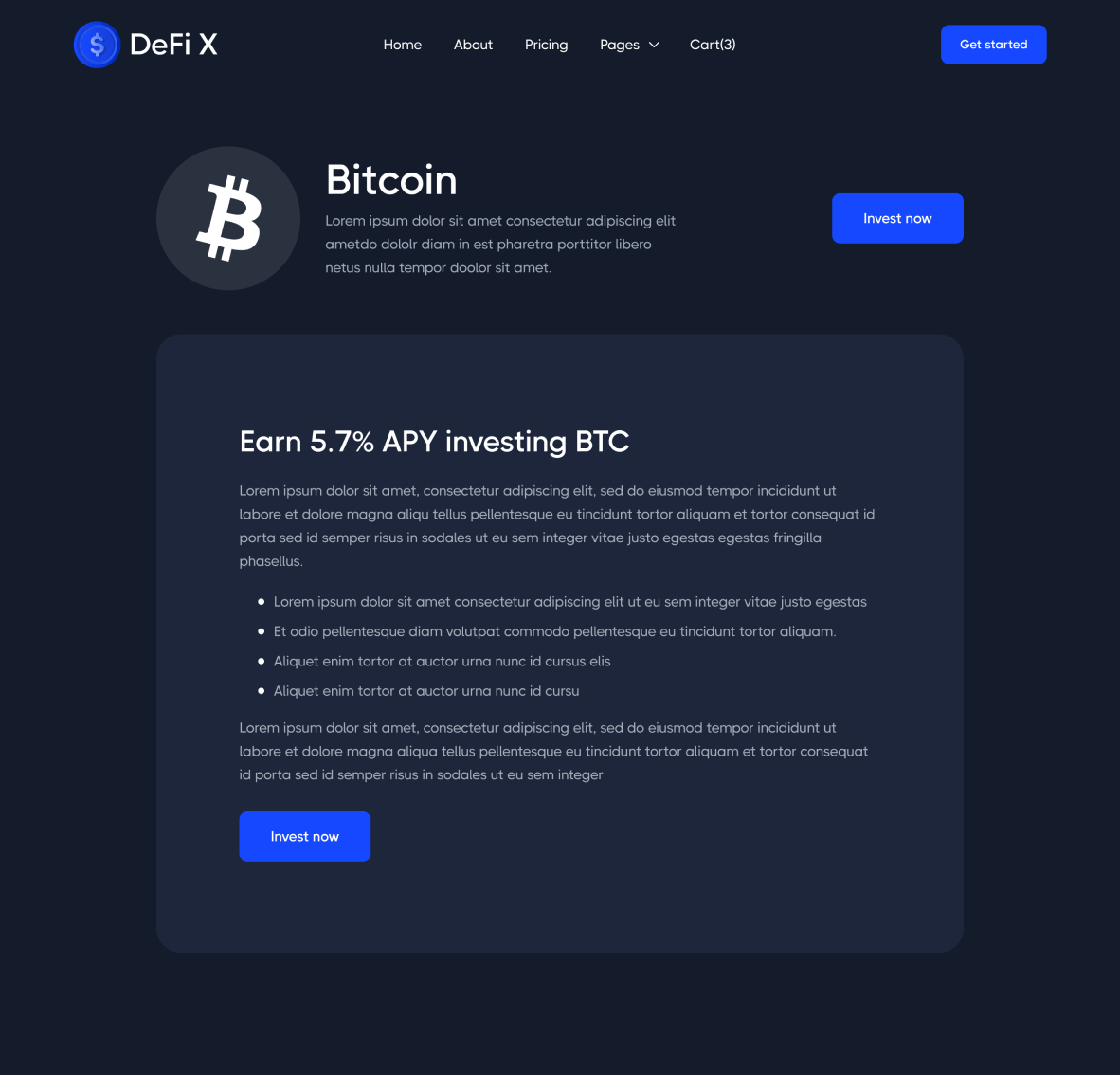 Integration Single - DeFi X Webflow Template