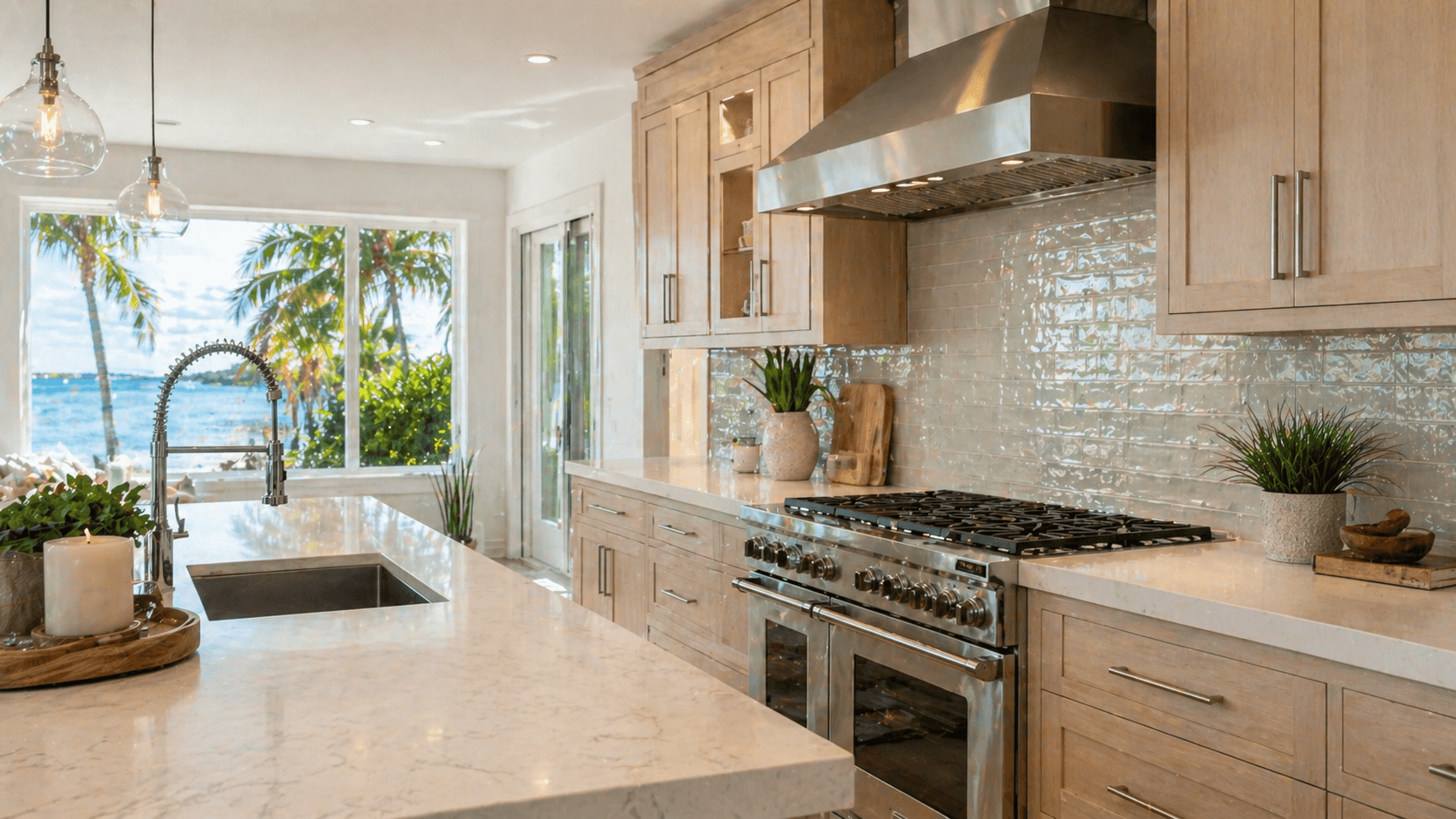 Modern South Florida kitchen remodel built for humidity