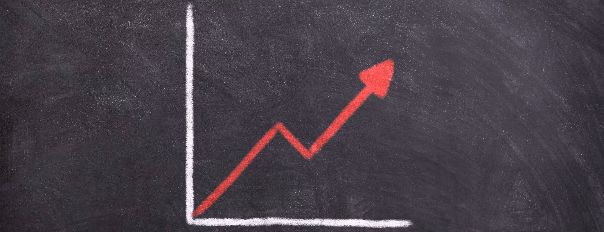 chart of an increasing arrow