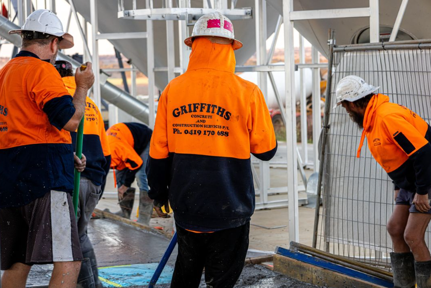 Pool Under Construction — Concreting Services Toowoomba, QLD