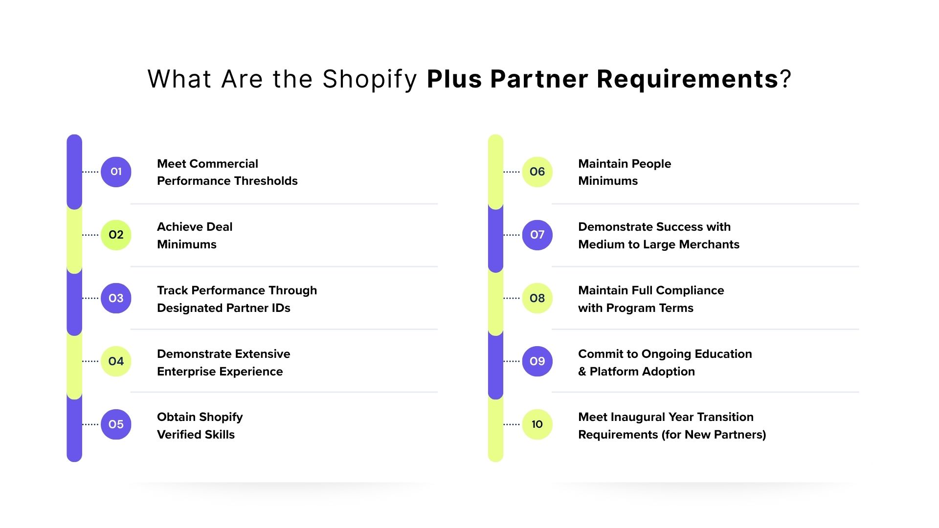 What Are the Shopify Plus Partner Requirements