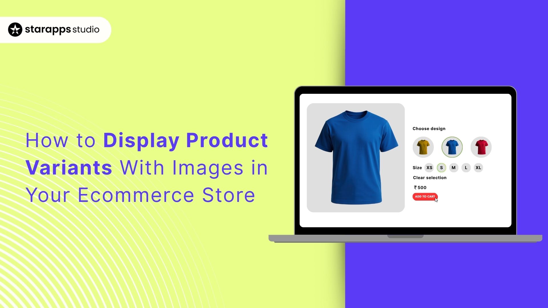 How to Display Product Variants With Images in Your Ecommerce Store