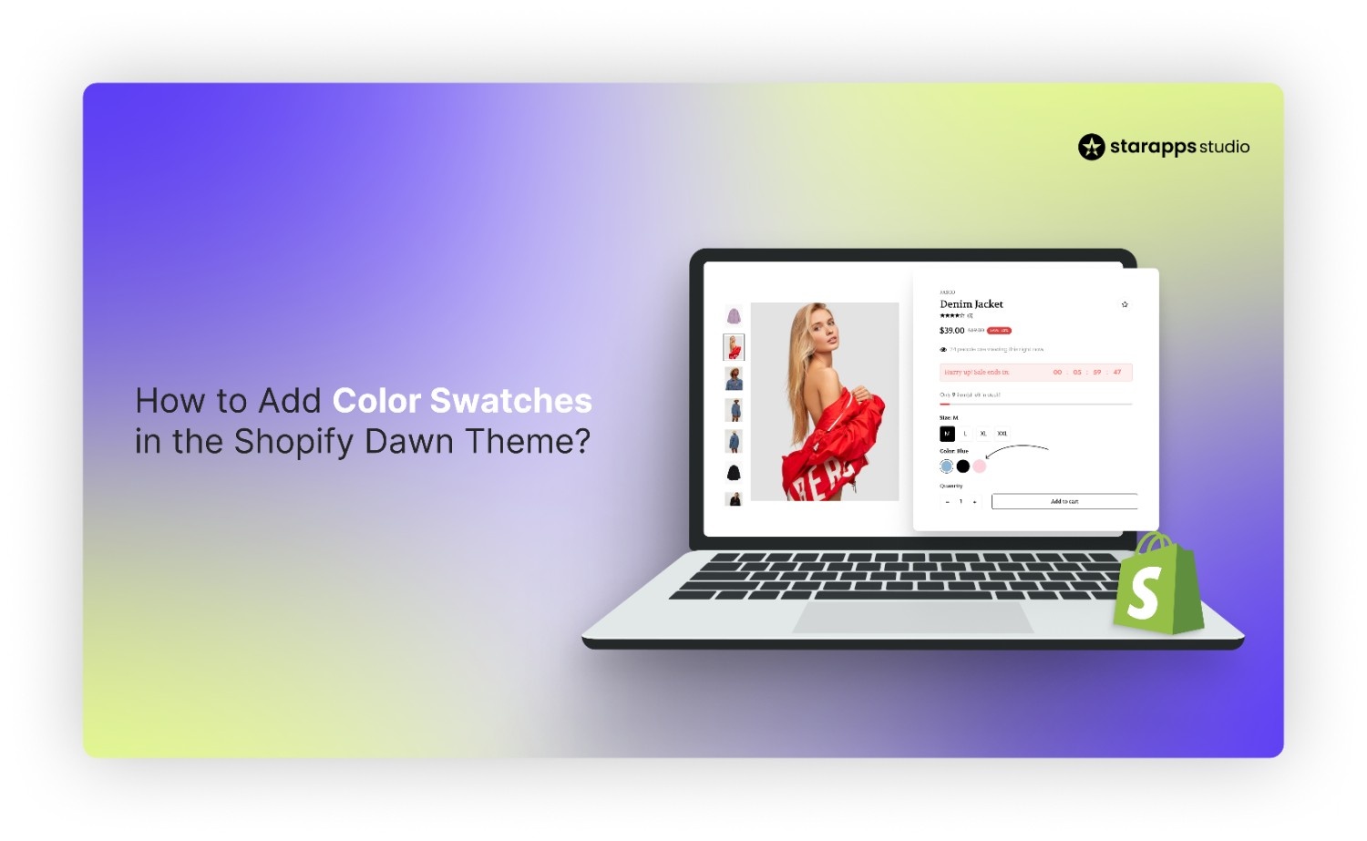 How to Add Color Swatches in Shopify Dawn Theme