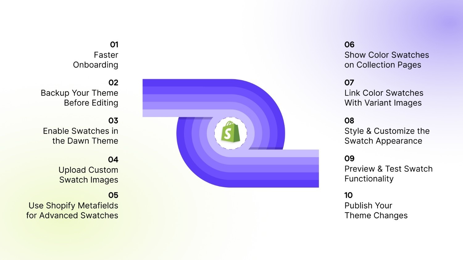 How to Add Color Swatches in Shopify Dawn Theme Using Native Features? 