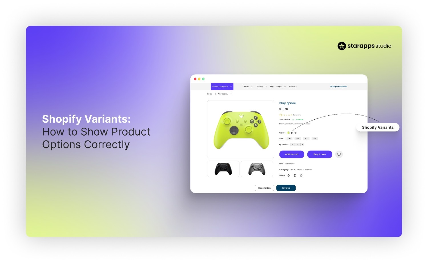 Shopify Variants: How to Show Product Options Correctly