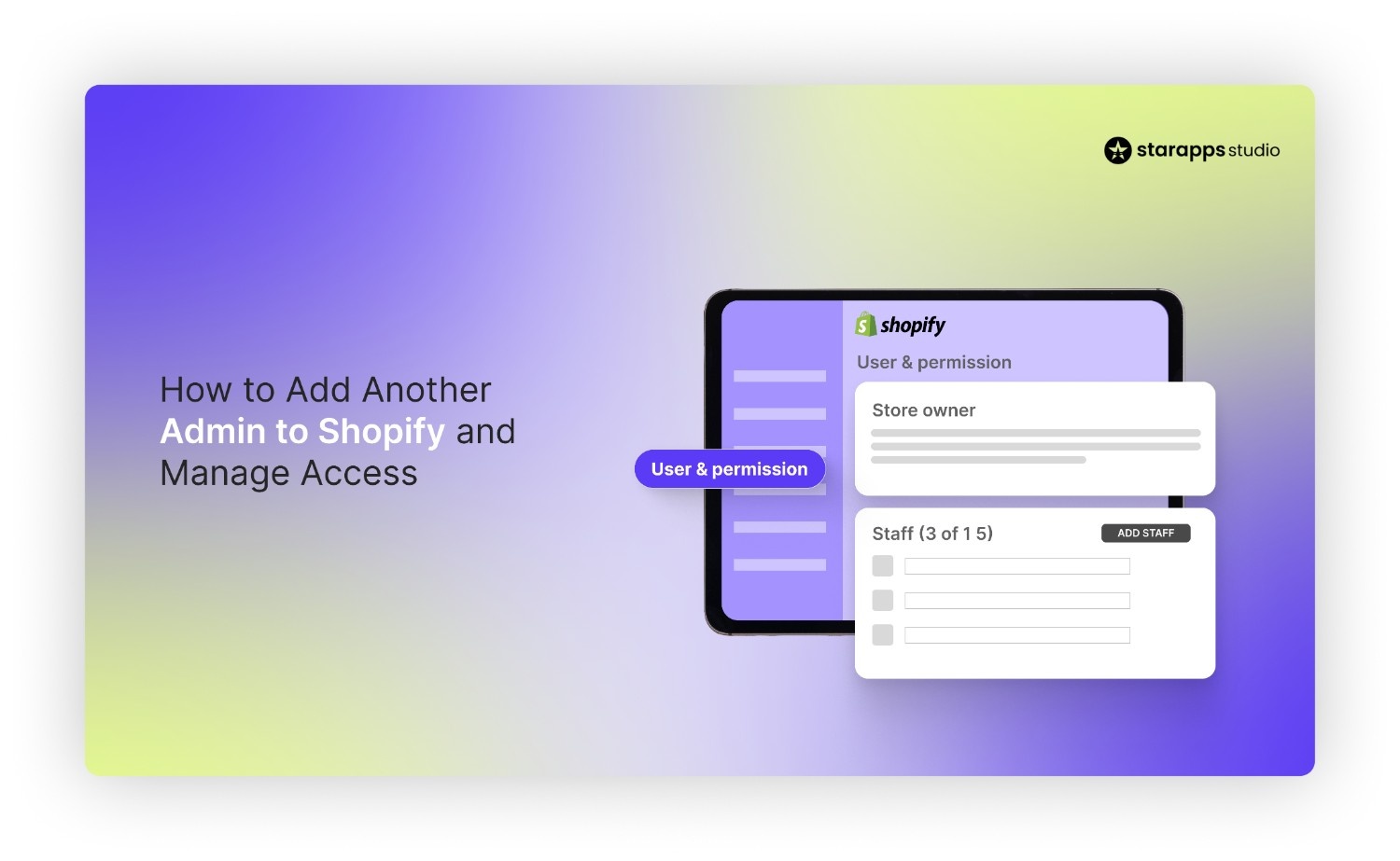 How to Add Another Admin to Shopify and Manage Access