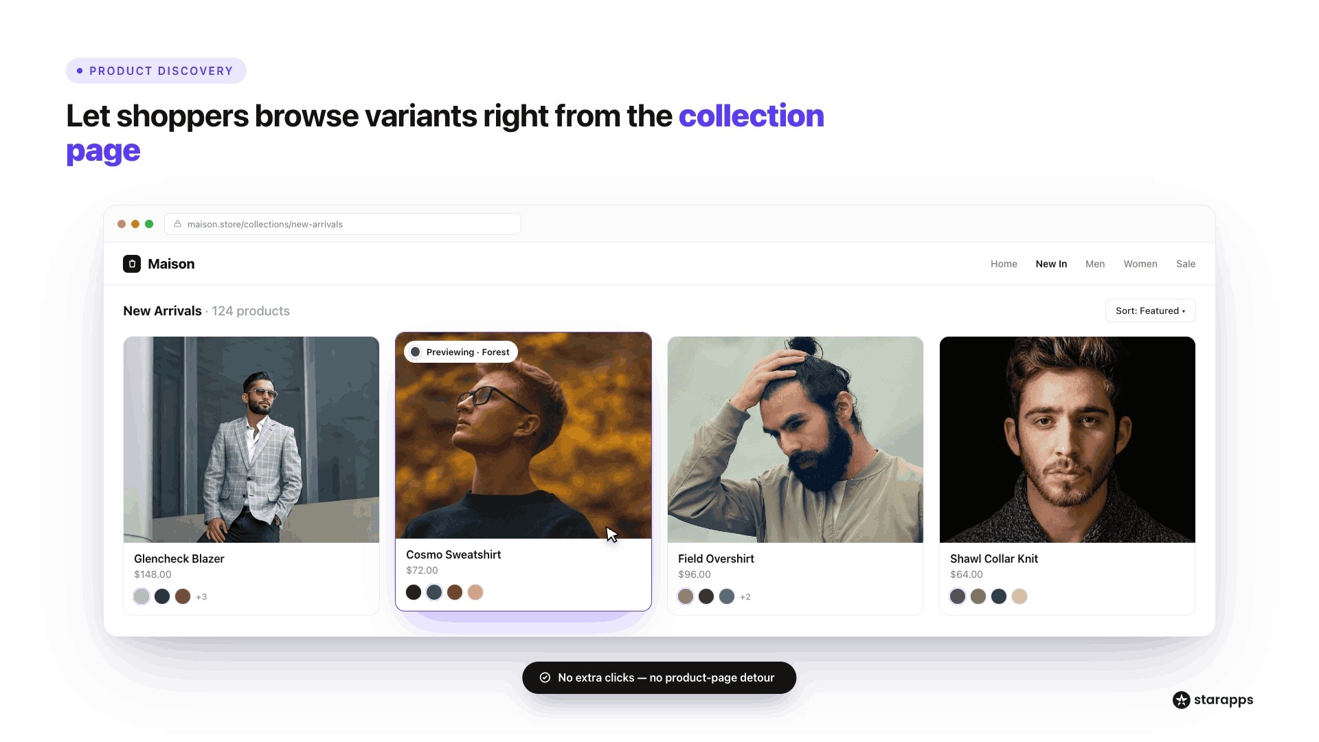 Collection Page Variant Selection Improves Product Discovery