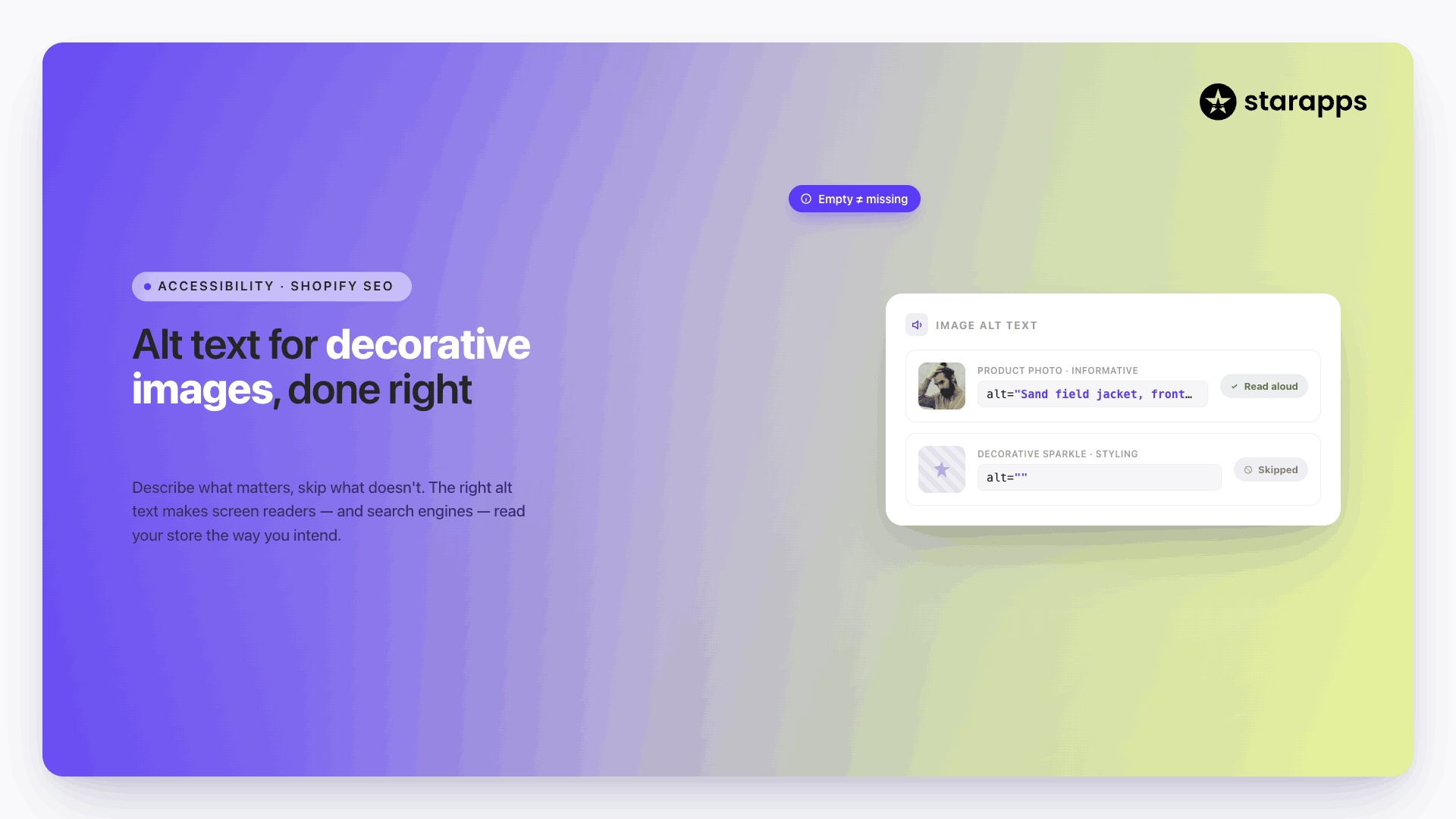 Understanding Alt Text for Decorative Images in Accessibility