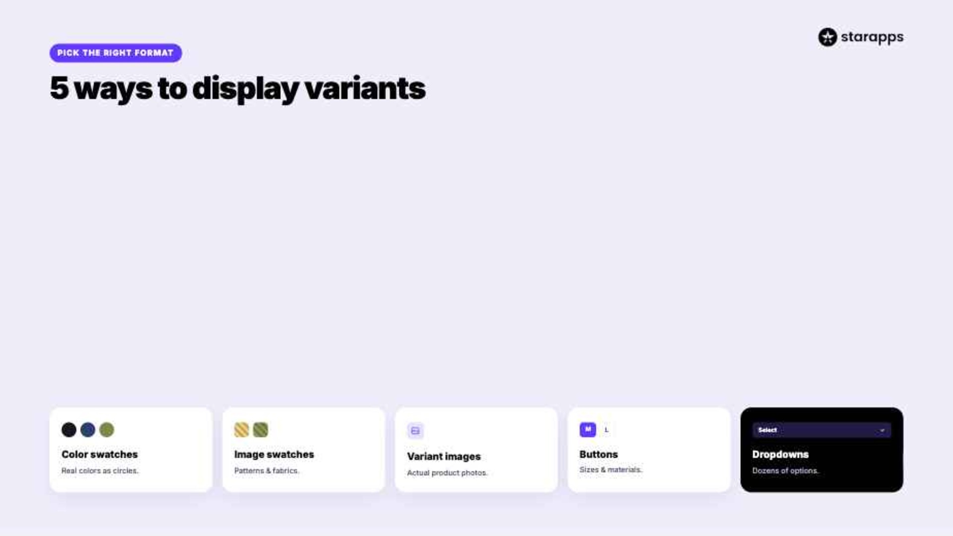 Different Types of Variant Picker Color in Shopify