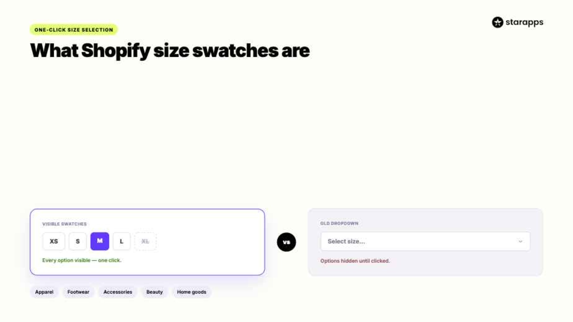 What Are Shopify Size Swatches?