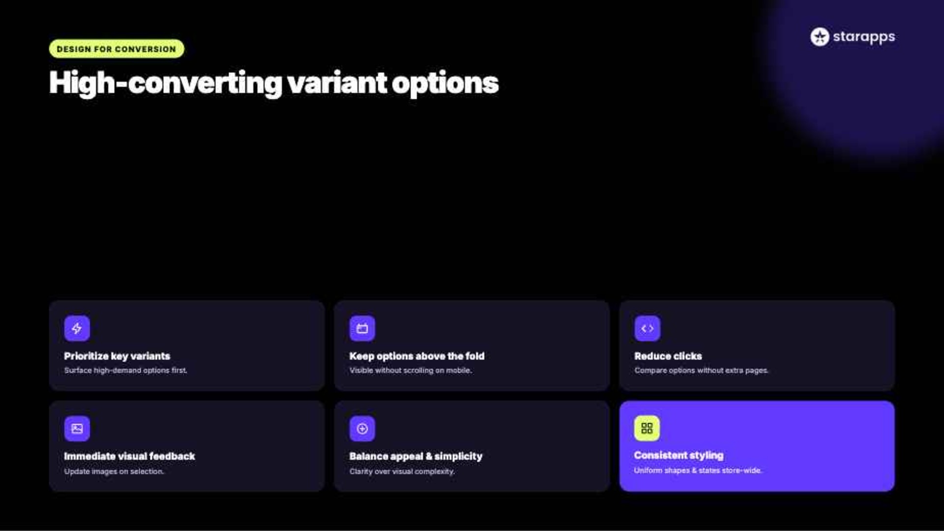 Best Practices for Designing High-Converting Variant Options