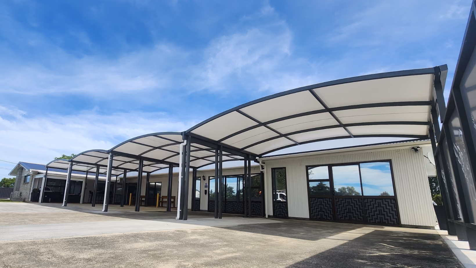 Outdoor canopy by Shadeland