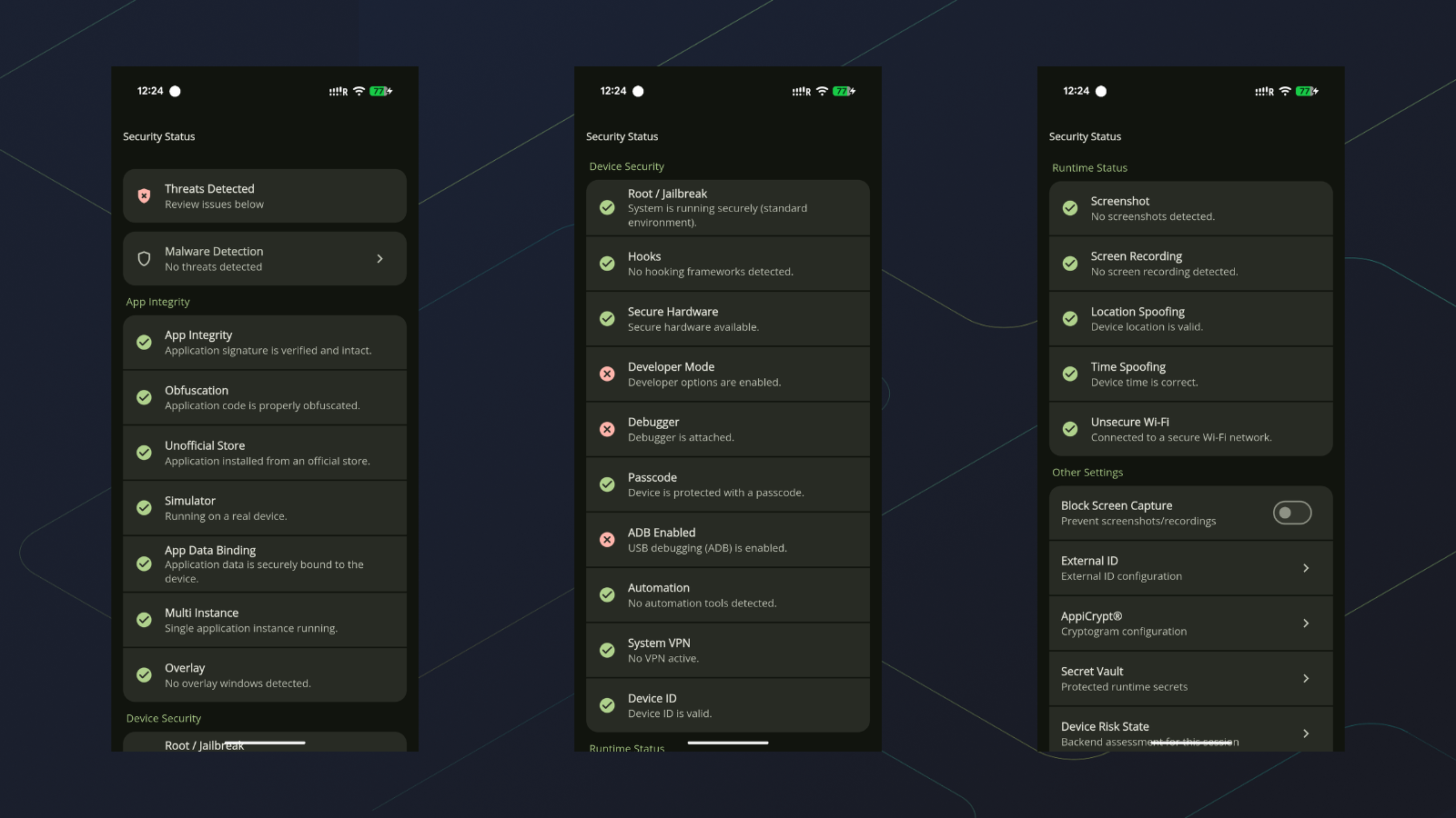Talsec Presentable Demo: Showcase of Talsec technologies